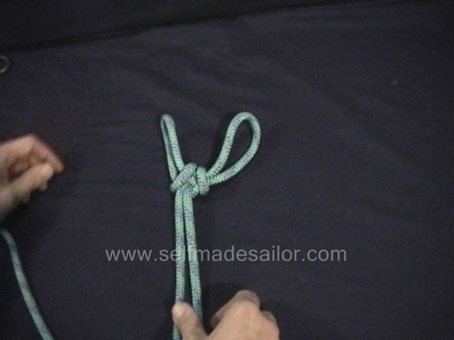 How to tie a Spanish Bowline.